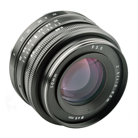 50mm f/2.0 Manual Focus Camera Lens
