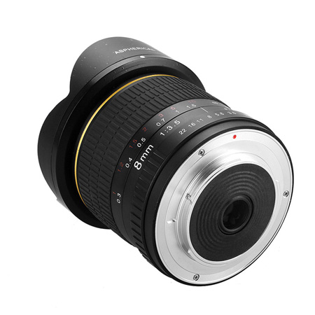 8mm F3.5 Ultra Wide Lens Fisheye Lens